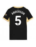 Manchester City Elliot Anderson #5 Venkovní Dres pro Dámské 2026-27 Krátký Rukáv
